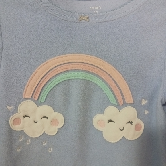 Carter's pajama set top and bottom size 10, color blue and white - Picture 4 of 7